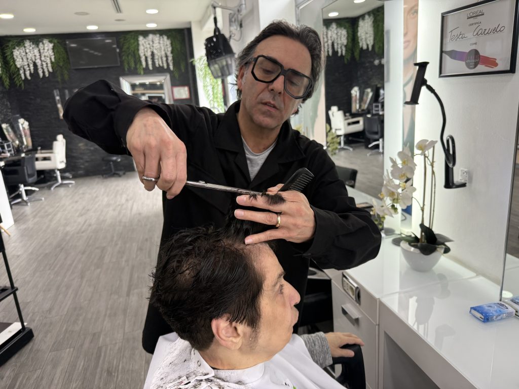 Lo Staff- luigi Vernengo fondatore del salone Equipe Vernengo parrucchiere a Palermo